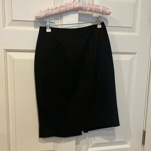 Brooks Brothers Black Pencil Skirt Knee-Length